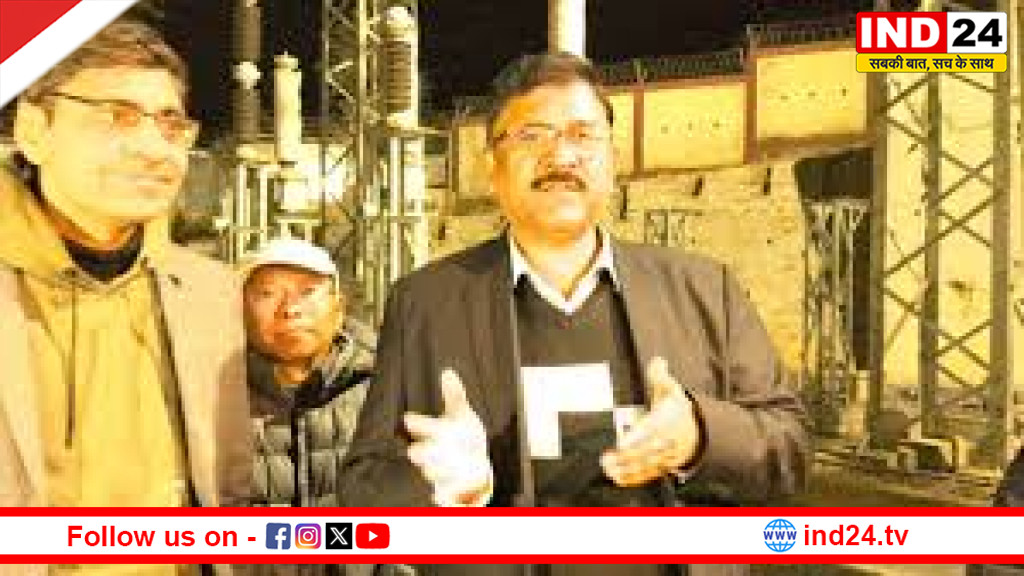 पिटकुल के प्रबंध निदेशक पी.सी. ध्यानी ने लोहाघाट 132 केवी सब-स्टेशन का औचक निरीक्षण किया