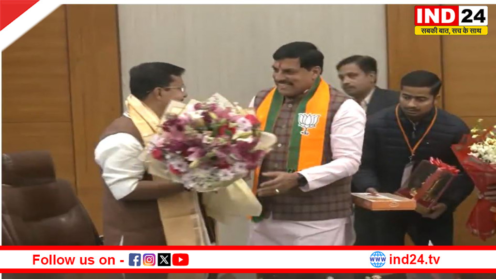 नितिन नबीन ने संभाली बीजेपी की कमान, सीएम डॉ. मोहन यादव ने दी बधाई 