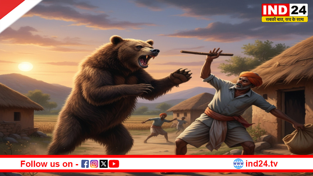 पन्ना में नहीं थम रहा खूंखार जानवरों का आतंक मवेशी चराने गए अधेड़ पर भालू का जानलेवा हमला