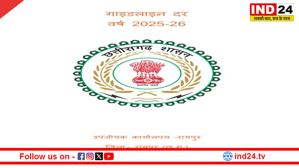 रायपुर और कोरबा में संशोधित गाइडलाइन दरें लागू, प्रॉपर्टी रजिस्ट्रेशन होगा महंगा या सस्ता?
