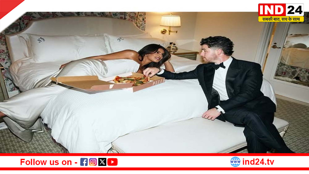 प्रियंका चोपड़ा–निक जोनस की रोमांटिक तस्वीरें: पिज्जा और प्यार का प्यारा संगम