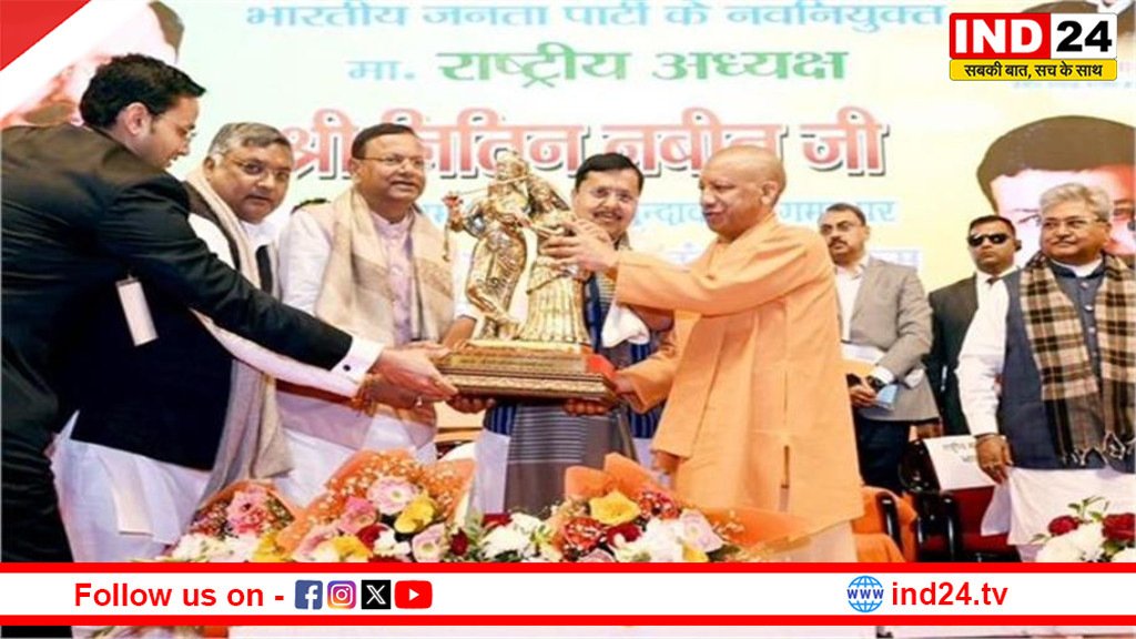 ब्रजभूमि में सत्ता और साधना का संगम: बांके बिहारी के दर पर नितिन नवीन और योगी आदित्यनाथ