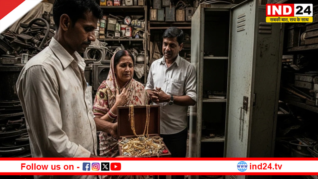 दिल्ली में ईमानदारी की मिसाल: कबाड़ में बिकी अलमारी से निकले 10 लाख के गहने, कबाड़ी ने लौटाए