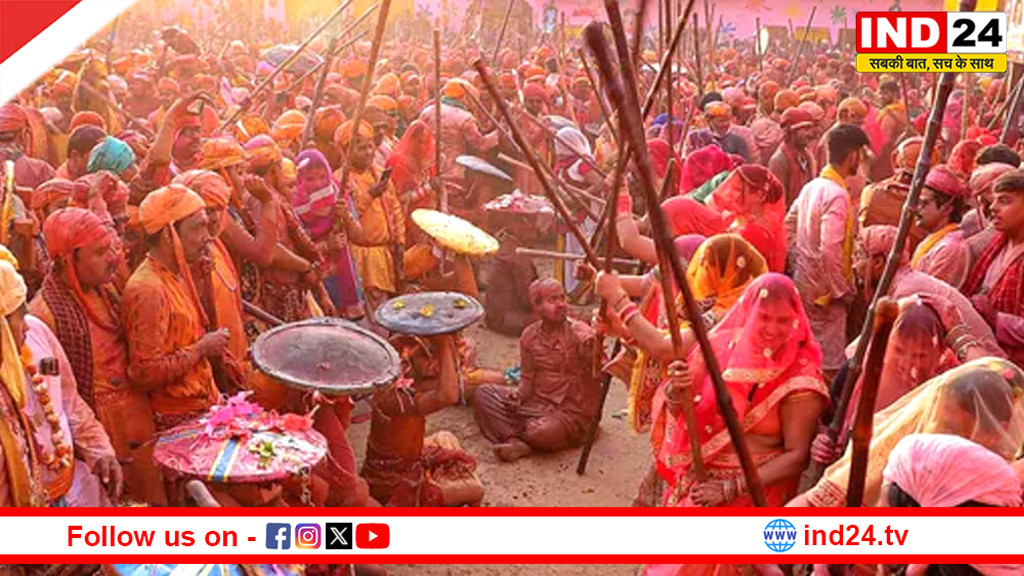Holi 2026: श्री लाडली जी महाराज मंदिर की लड्डूमार और लठमार होली विश्व प्रसिद्ध