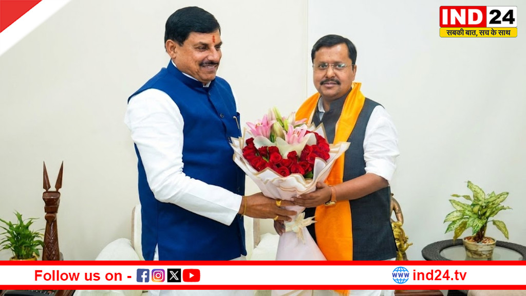 सीएम डॉ. मोहन यादव ने भाजपा अध्यक्ष नितिन नवीन से की मुलाक़ात, जानिए किन मुद्दों पर हुई चर्चा?