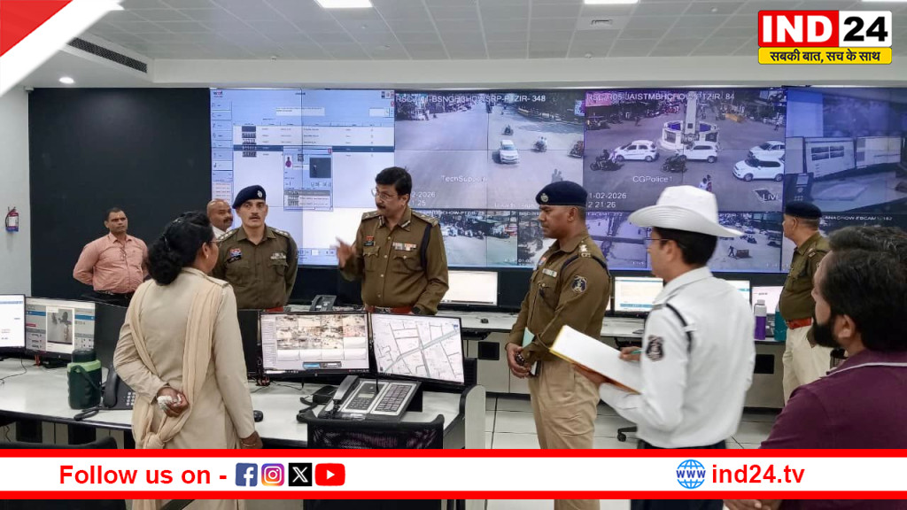 पुलिस कमिश्नर डॉ. संजीव शुक्ला ने आईटीएमएस कंट्रोल सेंटर का किया निरीक्षण, अब 100% ई-चालान सिस्टम से होंगे