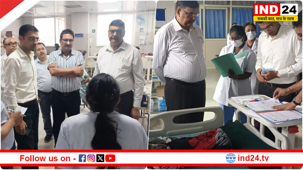 DM सविन बंसल ने कोरोनेशन अस्पताल का किया औचक निरीक्षण, मरीजों और स्वास्थ्य सेवाओं पर रखा खास फोकस