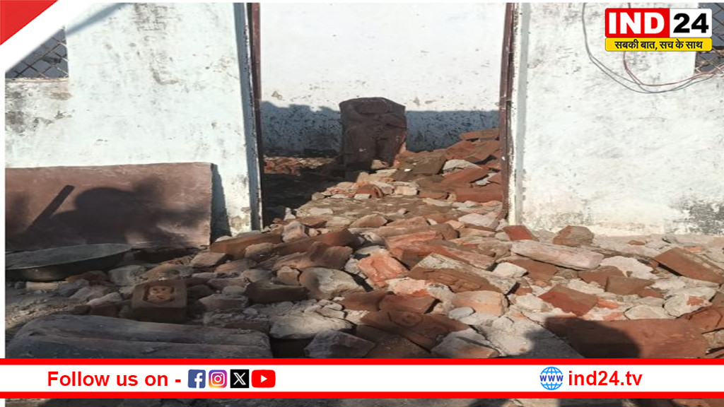 मुरैना में पूजा के दौरान मंदिर की छत गिरी, मलबे में दबकर 3 मासूम बच्चियों की मौत, 4 घायल