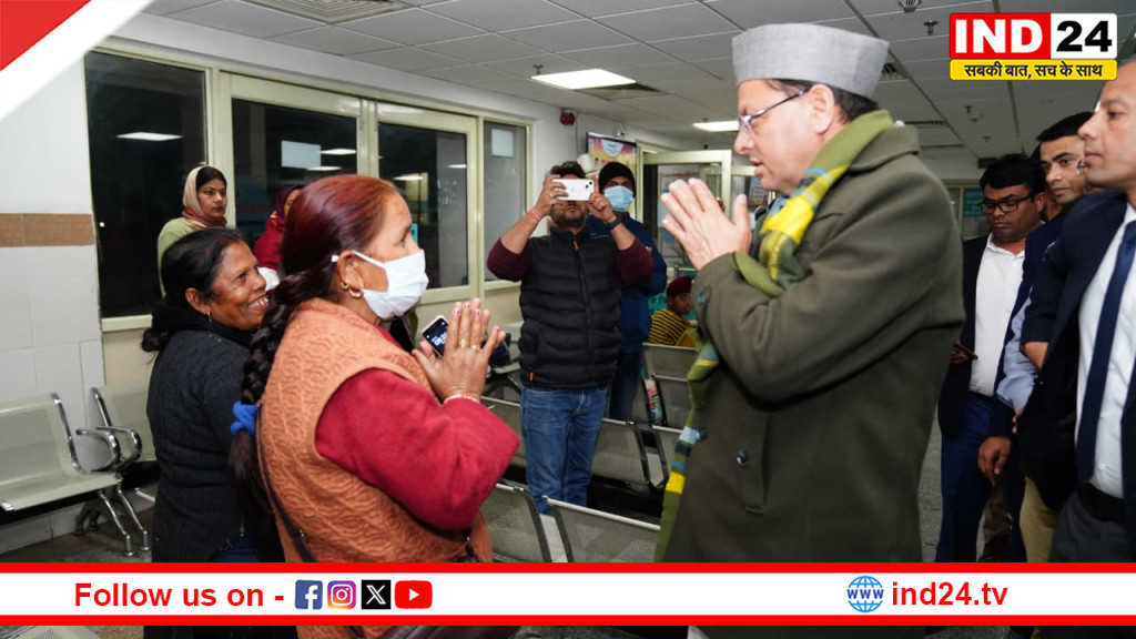 सीएम धामी ने राजकीय दून मेडिकल कॉलेज चिकित्सालय का किया औचक निरीक्षण, व्यवस्थाओं में सुधार के दिए निर्देश