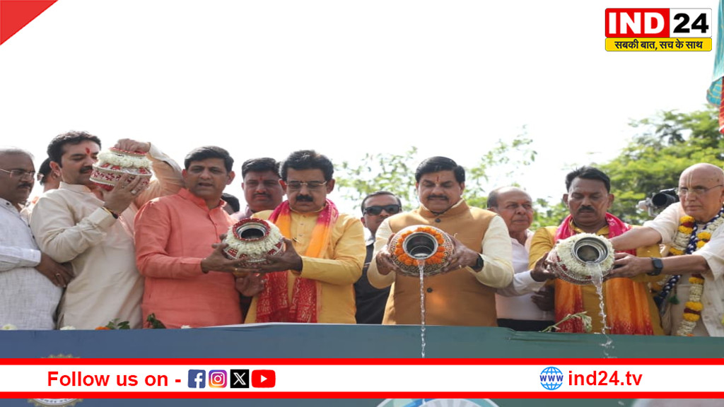 मुख्यमंत्री डॉ. मोहन यादव ने जल गंगा संवर्धन अभियान का किया राज्य स्तरीय शुभारंभ, कहा- जल ही जीवन का आधार