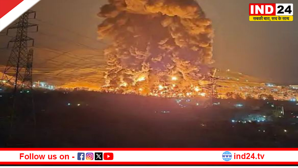 इजराइल ने ईरान के तेल ठिकानों पर बरसाईं मिसाइलें, 3 डिपो और 30 फ्यूल टैंक तबाह,ईरान ने 5 देशों पर किए हमले किए