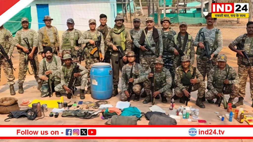सुकमा के जंगलों में नक्सलियों की बड़ी साजिश नाकाम, CRPF ने बरामद किया डंप विस्फोटक 