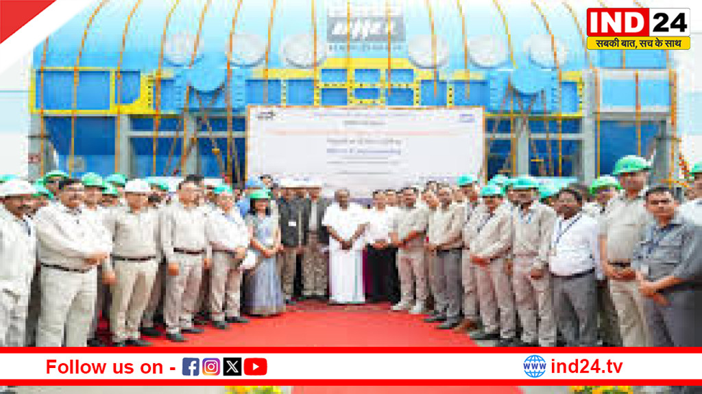 हरिद्वार में केंद्रीय मंत्री एच.डी. कुमारस्वामी का भेल दौरा, 5 मेगावाट सौर ऊर्जा यूनिट का उद्घाटन