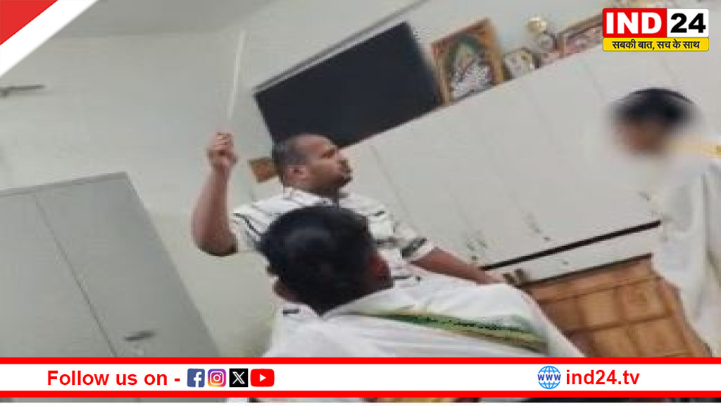 उज्जैन गुरुकुल में छात्र से मारपीट करने वाला शिक्षक गिरफ्तार, सेवा से किया निष्कासित