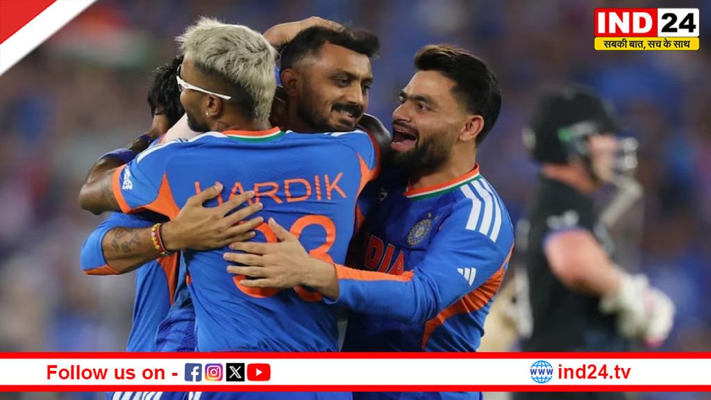 टी-20 वर्ल्डकप फाइनल, न्यूजीलैंड की आधी टीम पवेलियन लौटी,साइफर्ट 52 रन बनाकर आउट