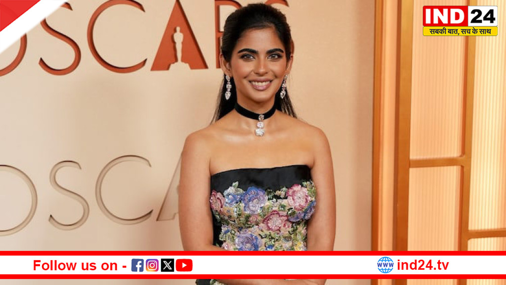 ऑस्कर 2026 में ईशा अंबानी का रेट्रो अंदाज़ छाया, विंटेज वैलेंटिनो गाउन और चमकदार चोकर ने खींची सबकी नजरें