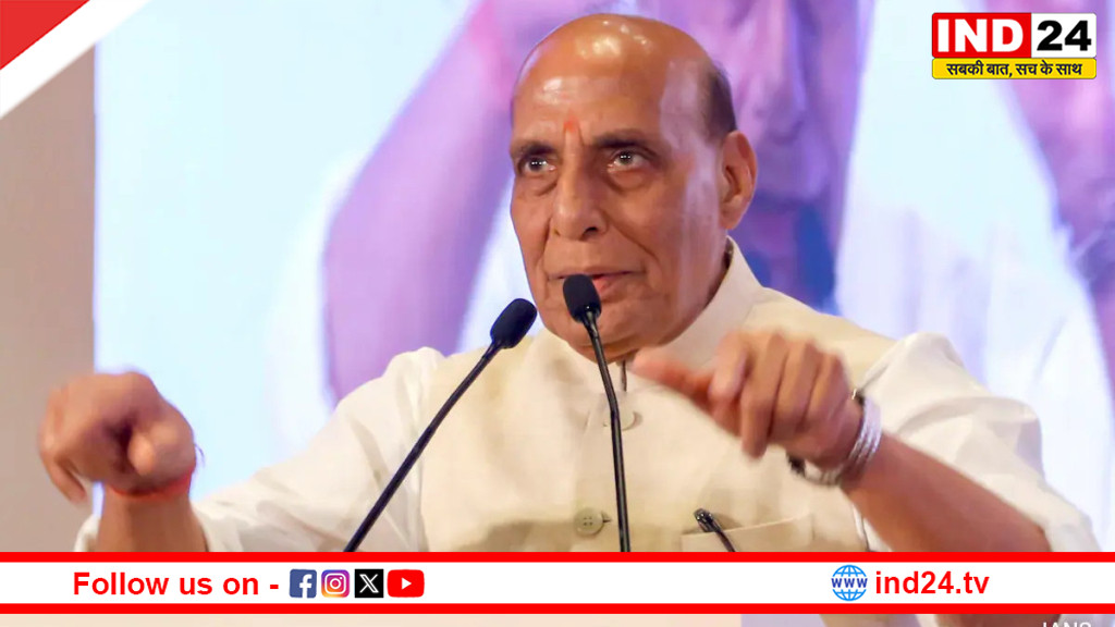 आज दुनिया संकट में घिरी, लेकिन पीएम मोदी के नेतृत्व में भारत सुरक्षित है - राजनाथ सिंह