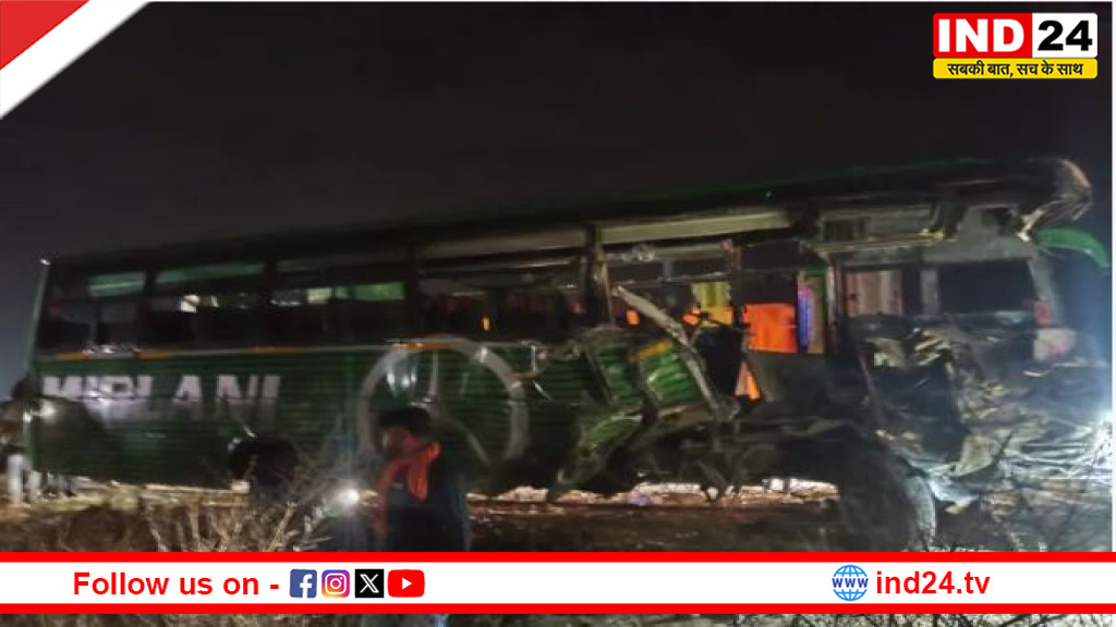 छिंदवाड़ा में भीषण सड़क हादसा: बस ट्रक से टकराई, 10 की मौत