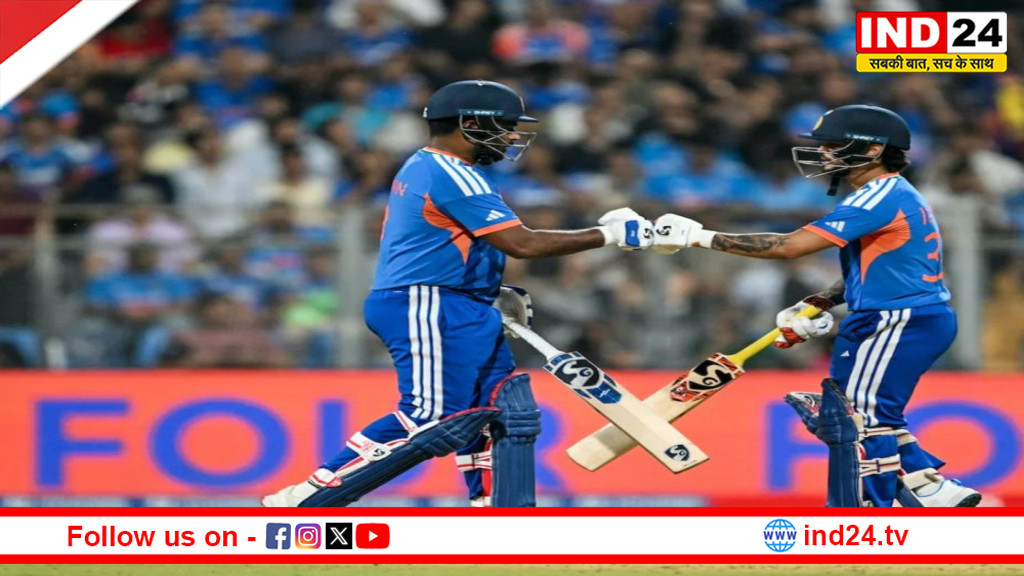 टी-20 वर्ल्ड कप सेमीफाइनल: भारत ने इंग्लैंड को 254 रन का टारगेट दिया, सैमसन ने 89 रन बनाए