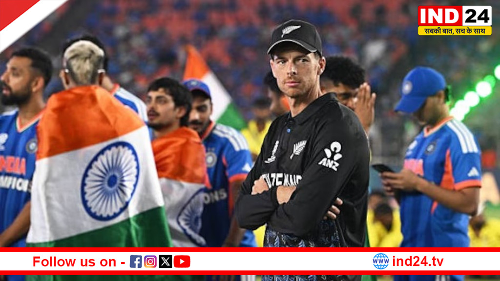 टी20 वर्ल्ड कप फाइनल में मिली हार के बाद न्यूजीलैंड के कप्तान मिचेल सैंटनर ने अपनी टीम के प्रयासों की सराहना की