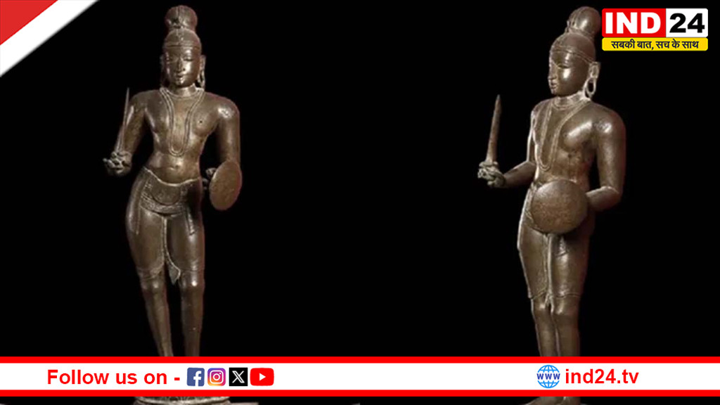500 साल बाद अपने धाम लौटी संत तिरुमंगई आळवार की प्राचीन कांस्य प्रतिमा