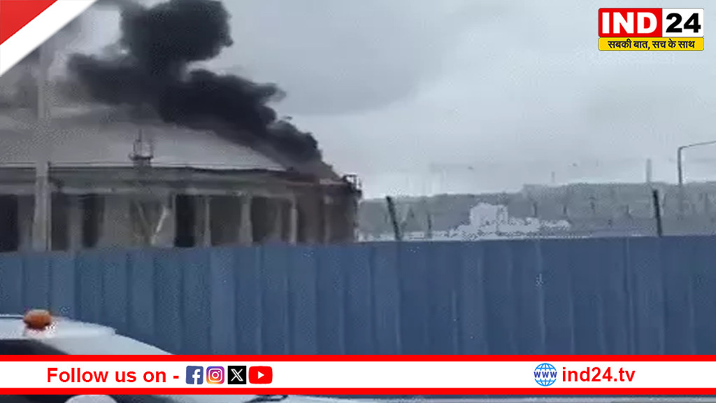 इजराइल के हाइफा ऑयल रिफाइनरी पर मिसाइल हमला, पेट्रोल टैंक में लगी आग
