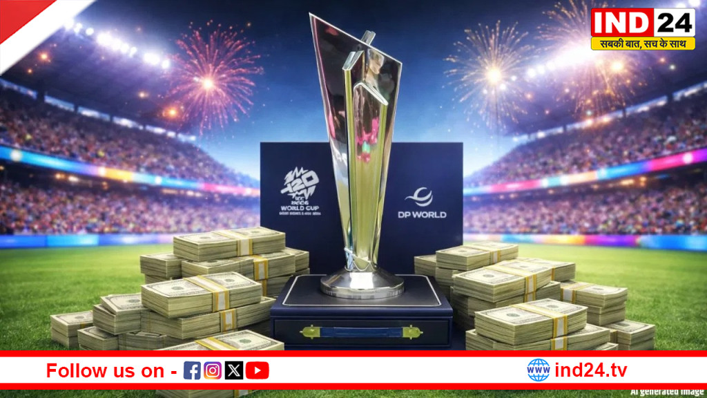 टी-20 विश्वकप फाइनल : चैंपियन को 27. 5 करोड़ रुपये, रनर-अप को 14.67 करोड़ रुपये मिलेंगे