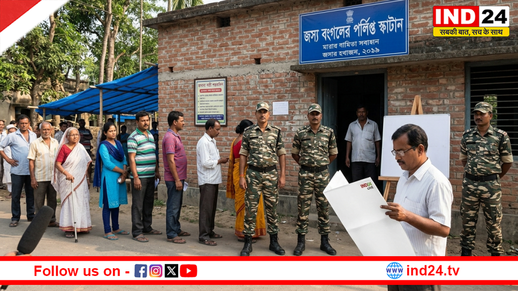 बंगाल चुनाव दूसरा चरण: जिलों में EVM और VVPAT की बड़ी गड़बड़ी, घंटों लाइन में खड़े रहे वोटर; सुरक्षा बलों से भी हुई नोकझोंक