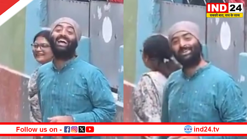 स्कूटी से पहुंचे अरिजीत सिंह, पत्नी संग डाला वोट; जीयागंज में फैंस की लगी भीड़