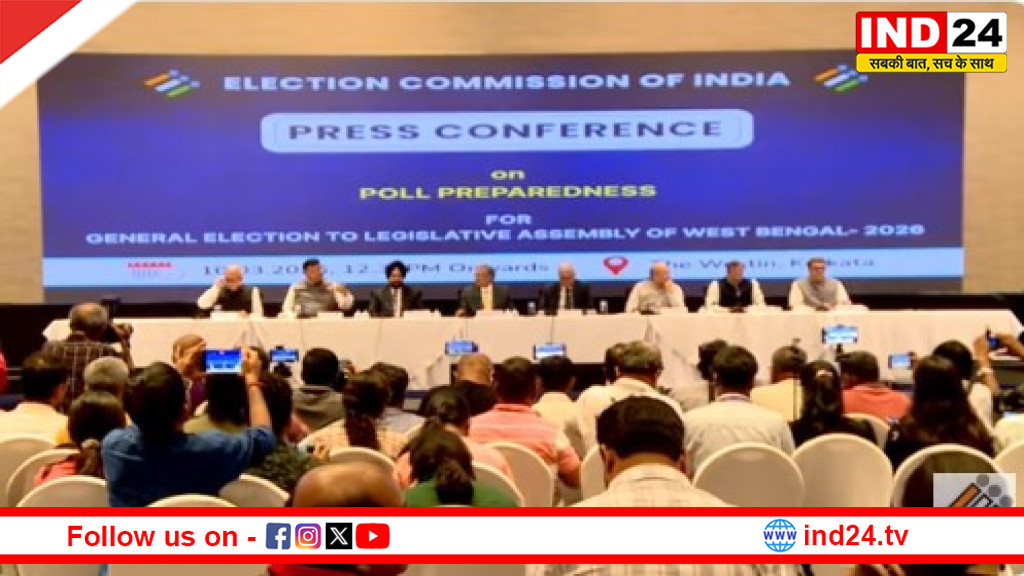बंगाल चुनाव से पहले हाई अलर्ट—कोलकाता में हाई-लेवल बैठक, दूसरे चरण की तैयारी तेज