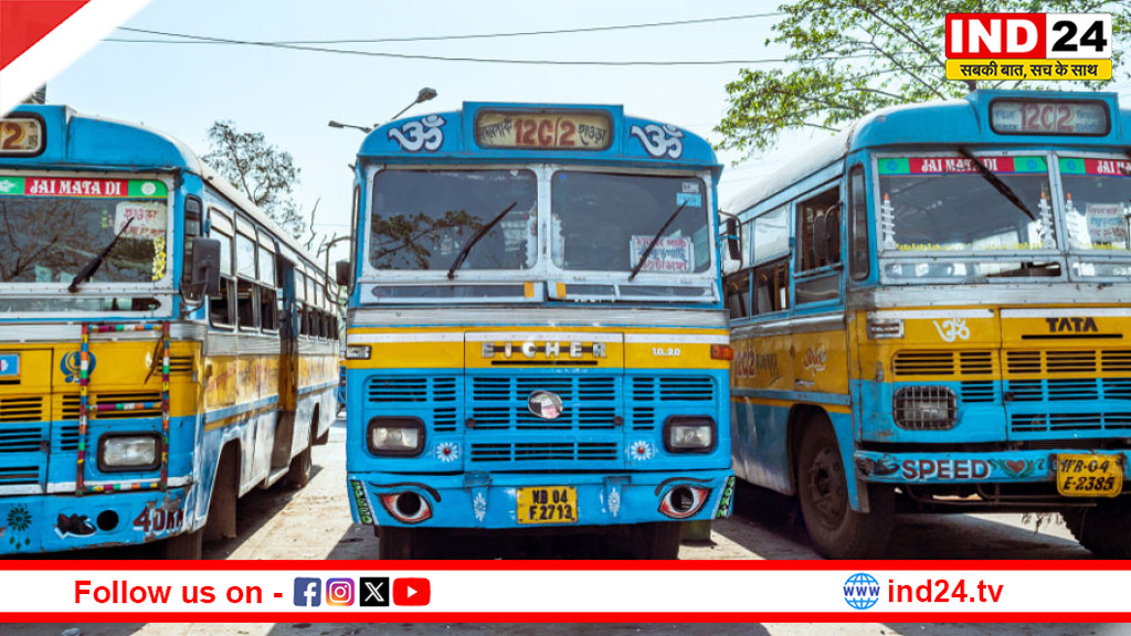 बंगाल चुनाव से पहले कोलकाता में परिवहन पर असर, मतदान ड्यूटी के लिए 50% बसें हटाईं गईं