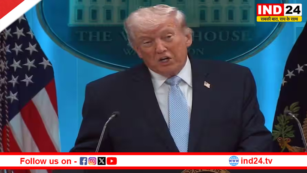 ट्रम्प बोले-अमेरिका चाहे तो एक रात में ईरान को खत्म कर सकता है, कार्रवाई कभी भी संभव