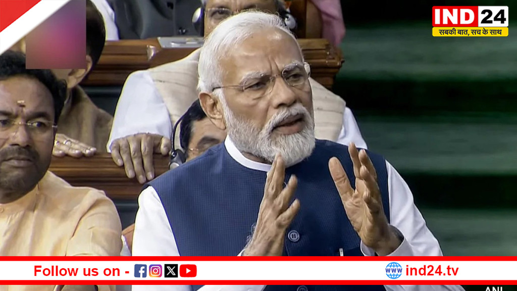  'महिला आरक्षण का विरोध करने वालों को देश की बेटियां कभी माफ नहीं करेंगी'; संसद में पीएम मोदी की विरोधियों को सीधी चेतावनी