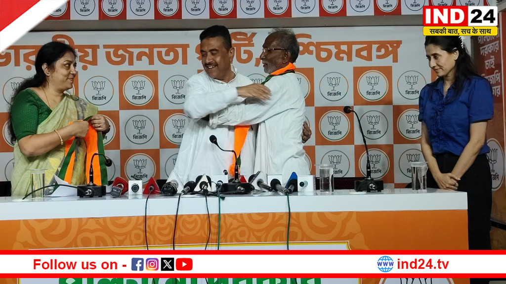 बंगाल में BJP का दायरा बढ़ा, तृणमूल के पूर्व नेता विकास नारायण चौधुरी और अभिनेत्री माफिन चक्रवर्ती शामिल