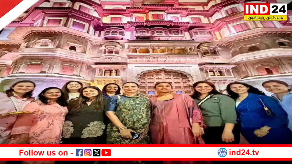 मंदिरों की दीवारों से फैशन तक: महारानी राधिकाराजे की साड़ी में दिखी हजारों साल पुरानी विरासत