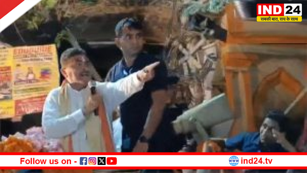 बंगाल चुनाव: हावड़ा में शुभेंदु अधिकारी के रोड शो में हंगामा, BJP-TMC कार्यकर्ता भिड़े