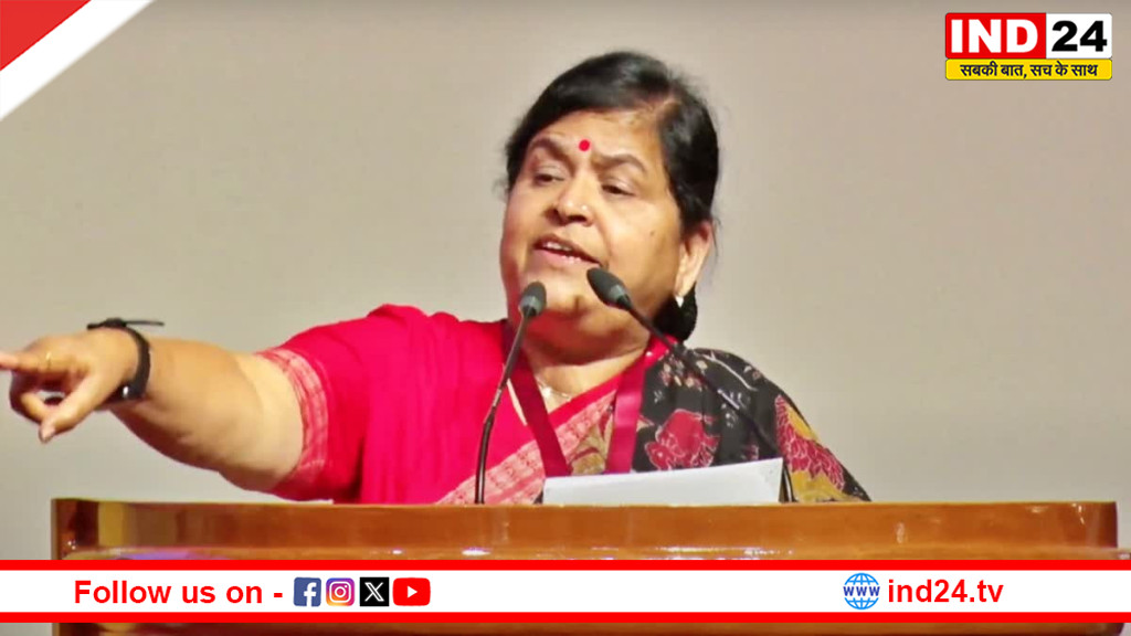 इंदौर में पार्षद रुबीना के बयान पर भड़की पूर्व मंत्री ऊषा ठाकुर, बोलीं - भारत में रहना है तो वंदे मातरम कहना होगा