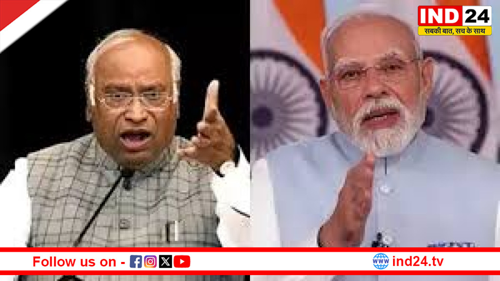 चेन्नई में खरगे का मोदी पर हमला, बयान पर बढ़ा सियासी घमासान