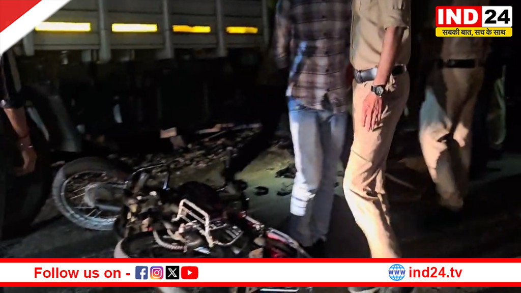 पन्ना सड़क हादसा: सुनहरा मोड़ पर बाइक-ट्रक भिड़ंत, एक की मौत, दो गंभीर