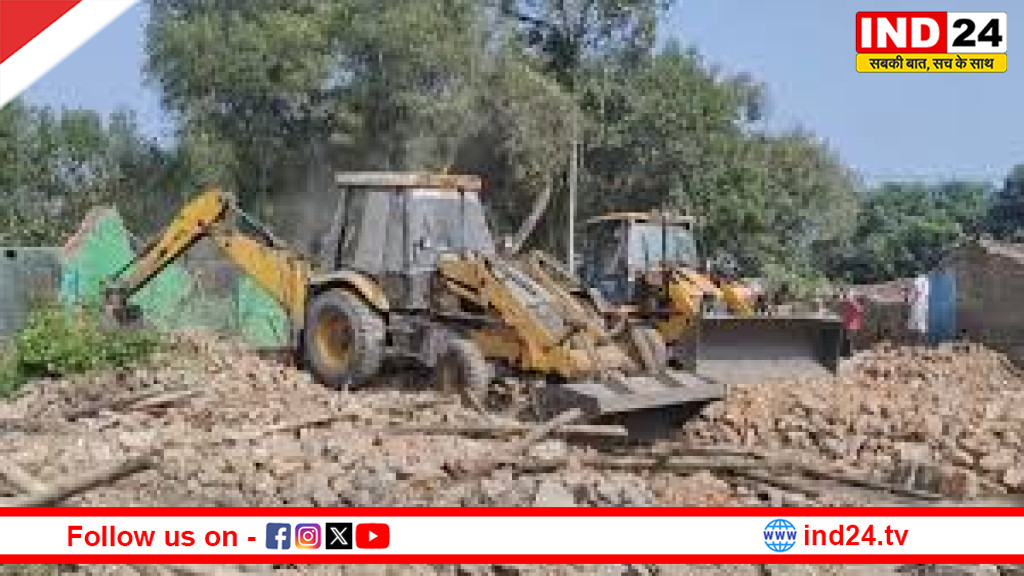 रुड़की में अवैध प्लाटिंग पर HRDA का बुलडोज़र, कई बीघा ज़मीन पर कार्रवाई