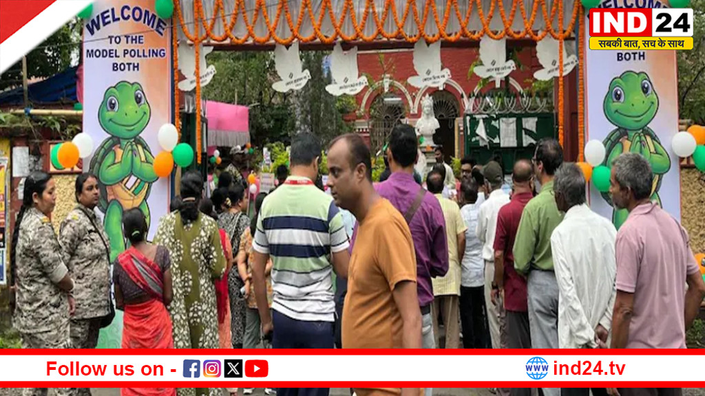 बंगाल और तमिलनाडु में मतदान शुरू, सुबह से ही मतदान केंद्रों पर वोटरों की लंबी कतारें
