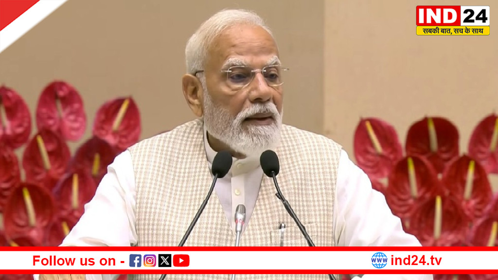 पीएम मोदी ने नारी शक्ति वंदन सम्मेलन में कहा - भारत लेने जा रहा 21वीं सदी का सबसे बड़ा निर्णय, महिला सशक्तिकरण को बताया ऐतिहासिक कदम