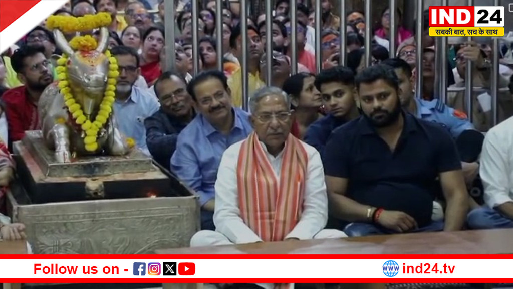 नागालैंड के राज्यपाल नंद किशोर यादव ने किए बाबा महाकाल के दर्शन, भस्म आरती में हुए शामिल