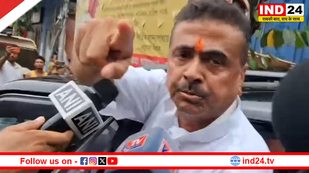 भवानीपुर में मतदान के दौरान सियासी संग्राम: शुभेंदु अधिकारी पर घेराव, ‘जय বাংলা’ और ‘जय श्री राम’ के नारों से माहौल गरम