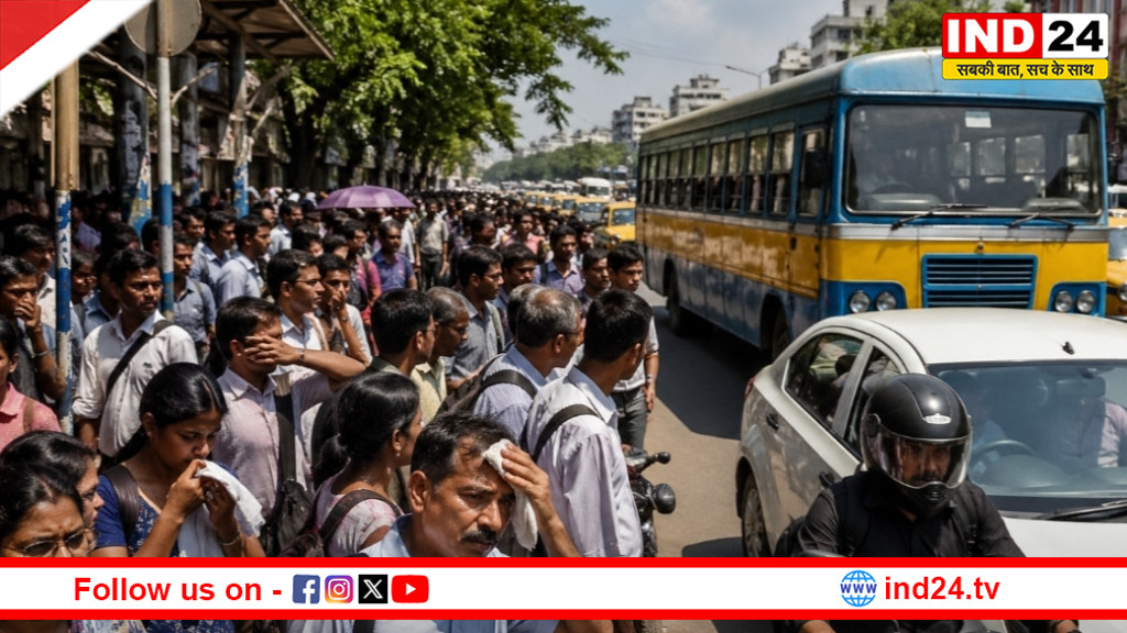 चुनाव के बीच कोलकाता की रफ्तार थमी: बसें गायब, कैब-बाइक किराए ने तोड़ी कमर