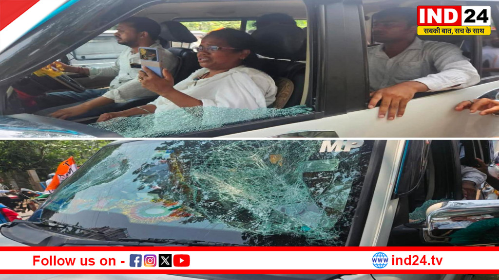 आरामबाग में चुनावी हिंसा से हड़कंप: सांसद मिताली पर पत्थरों से हमला, अभिषेक बनर्जी की रैली से पहले बवाल