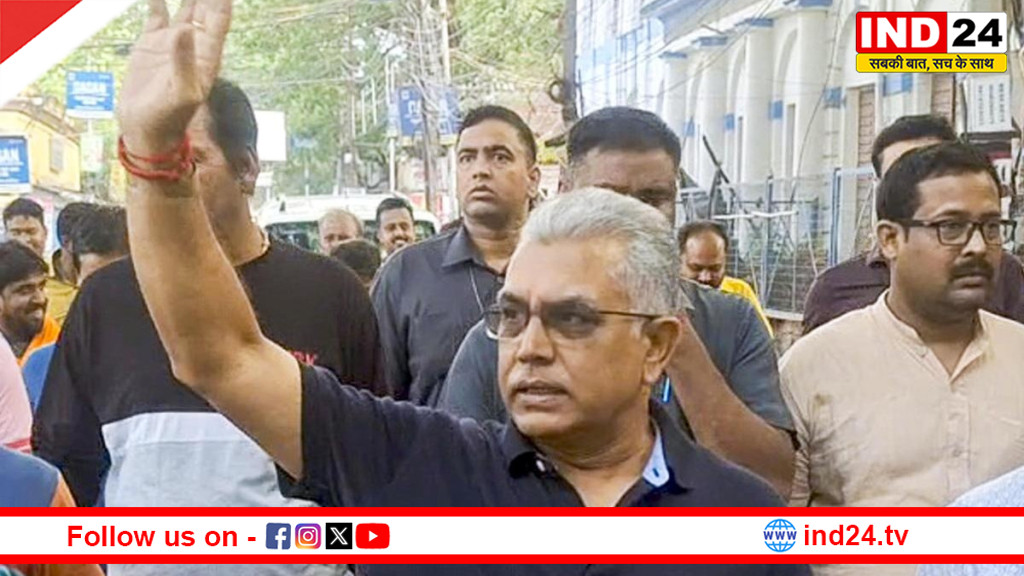 ‘शांतिपूर्ण मतदान हो रहा है, बंगाल में परिवर्तन निश्चित है’, मतदान के बाद मुस्कुराते हुए बोले दिलीप घोष