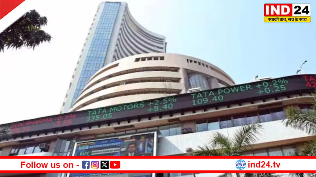 सेंसेक्स में 500 अंकों की तेजी, 77,150 पर कारोबार, निफ्टी 160 अंक चढ़कर 23,940 के पार