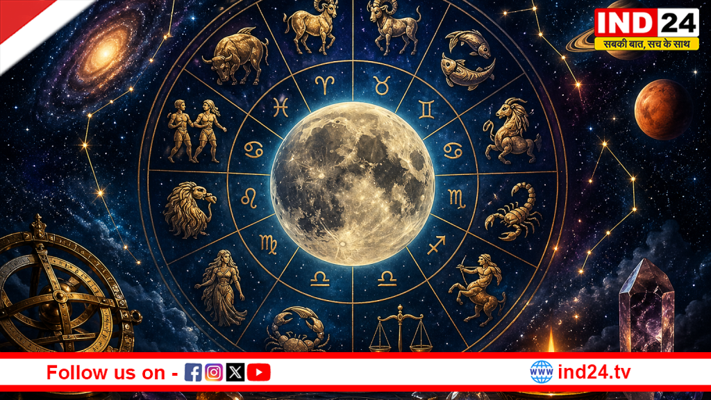आज का राशिफल 2026: चंद्रमा के कर्क गोचर से बदलेगा 12 राशियों का भाग्य, जानें किसे मिलेगा सफलता और किसे रहना होगा सतर्क