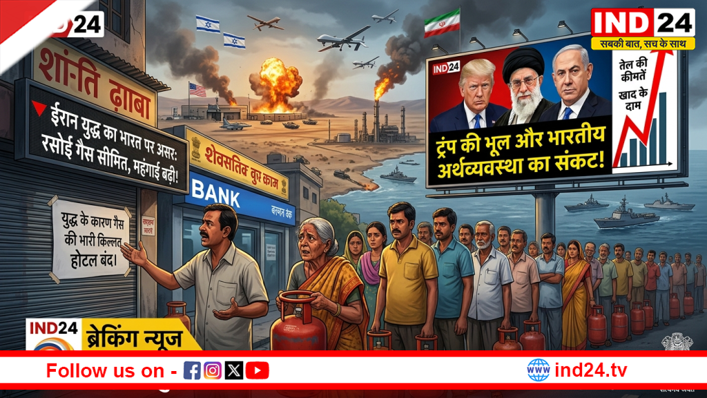 ईरान-अमेरिका महायुद्ध: ट्रंप की एक भूल और भारत में हाहाकार! रसोई गैस का संकट और आसमान छूती महंगाई